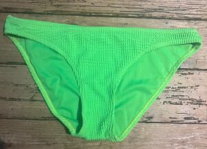Cabana del Sol Womens Size M Lime Green Bikini Bottom NWOT